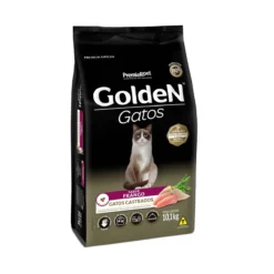 Ração Seca PremieR Pet Golden Gatos Castrados Frango para Adultos 10,1kg