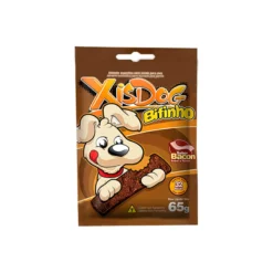 Petisco XisDog Bifinho Sabor Bacon para Cães 65 g