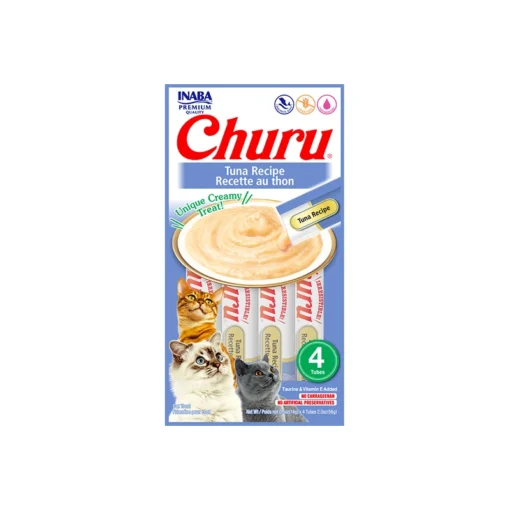 Petisco Cremoso Churu Sabor Atum para Gatos 56 g
