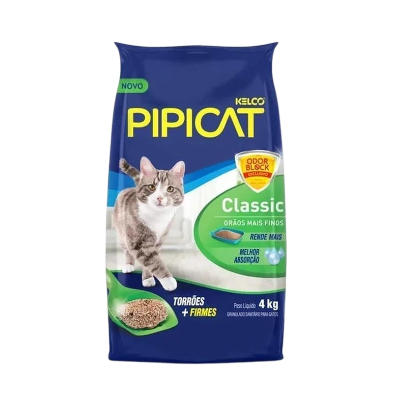Kit Gato: Pipicat Classic 4 kg + 2 Whiskas