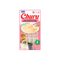 Petisco Cremoso Churu Sabor Atum com Salmão para Gatos 56 g