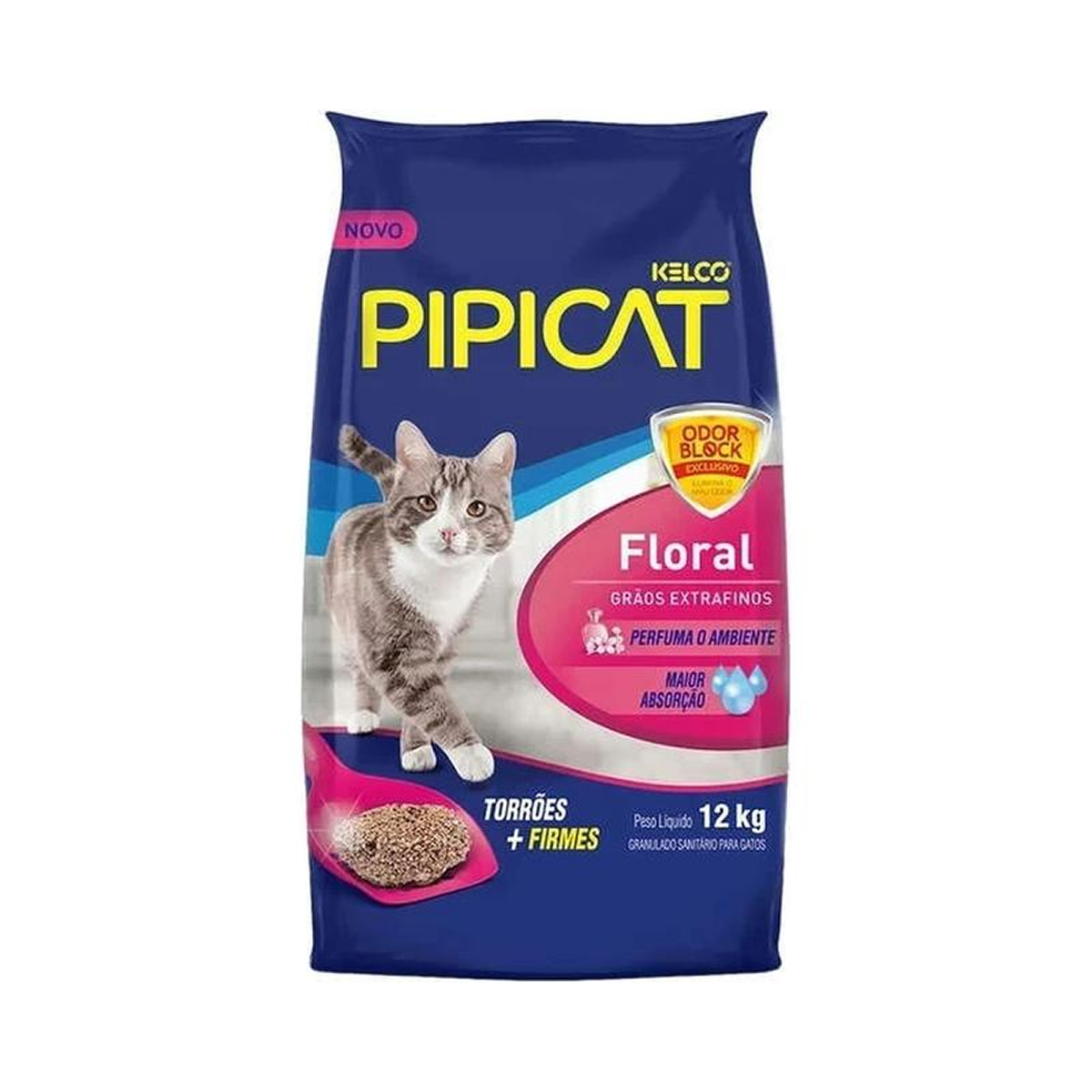 Areia Higiênica Pipicat Floral - Imagem 3