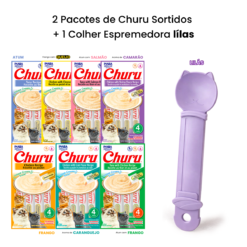 Kit Gato 2 Churus + Colher