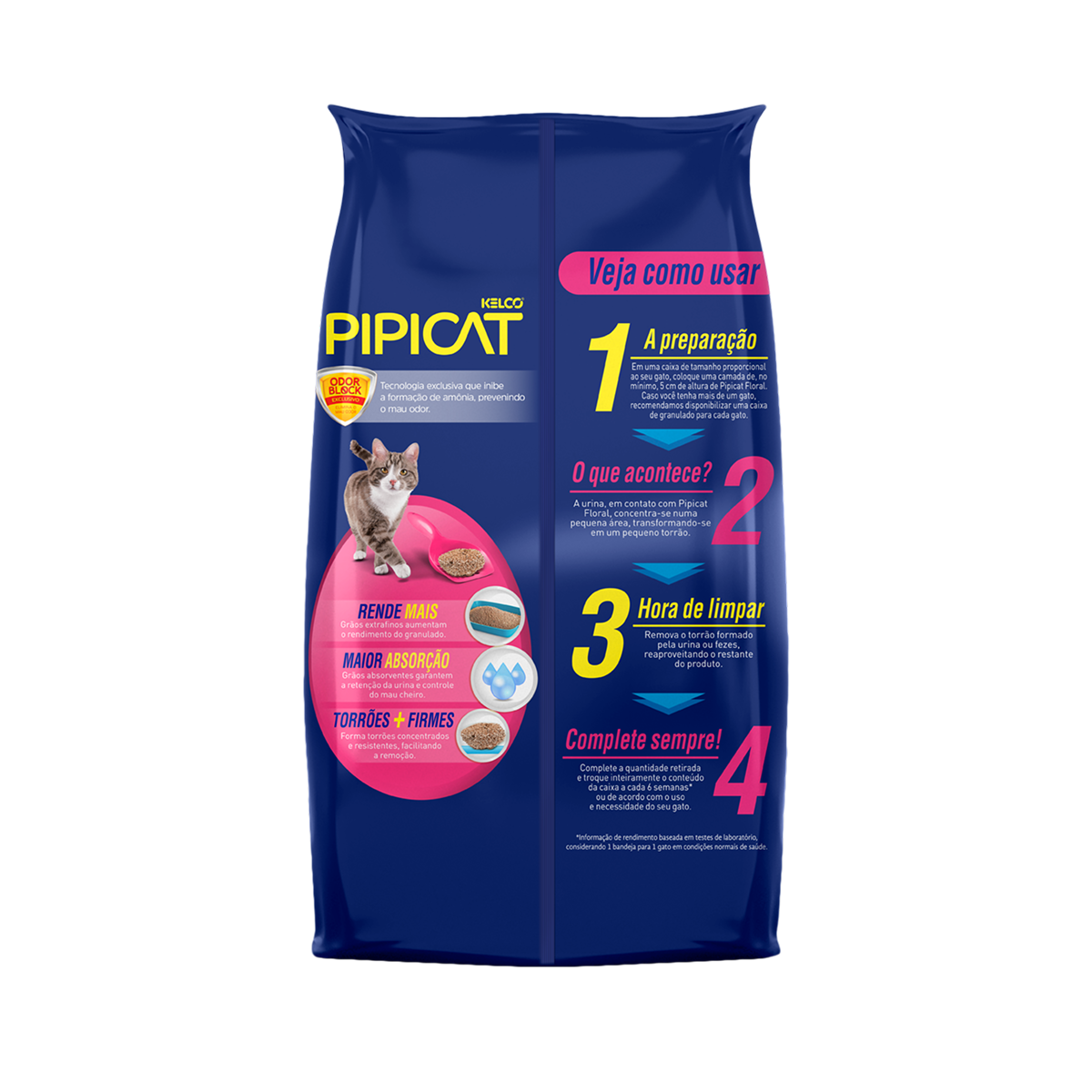 Areia Higiênica Pipicat Floral - Imagem 2