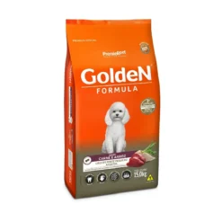 Golden Formula Carne e Arroz para Cães Adultos de Raças Pequenas 15kg